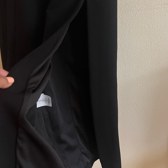 Nicholas Elegant Black White Halter Dress Jane Evening Size US XL - Picture 11 of 12